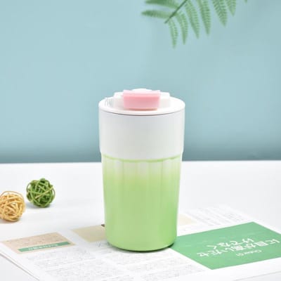Tasse Portable à Haut Niveau d'Apparence Tasse Thermos en Acier Inoxydable Tasse pour Couples Homme et Femme Tasse à Café pour Voiture Bureau 420ml