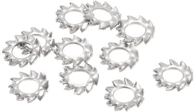 100 Stuks Externe Tandwielen, M2.5 304 Roestvrij Staal Externe Getande Bevestigingsringen voor Mechanische Toepassingen, Zilver
