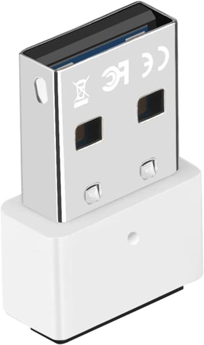 Draadloze USB-adapter, 5.3 draadloze USB-ontvanger, draadloze USB-zender, ontvanger voor computer, draadloze dongle voor laptop, toetsenborden
