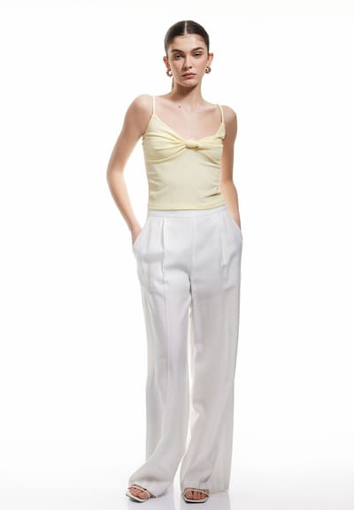 Touw kraag Mouwloos Tanktop