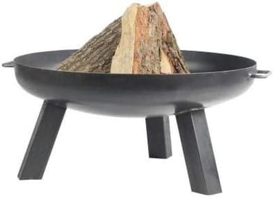 Vuurschaal Tuin - Buitenhaard Terras - Gezellige avonden - Handgemaakt staal - 70 cm - Ongelakt