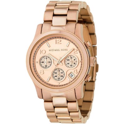 Michael Kors Runway 38 mm rose goud | MK5128