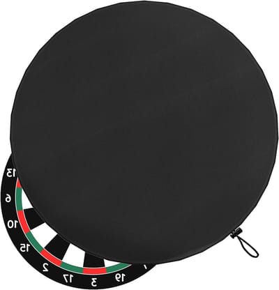 Dartbord Afdekking - Beschermhoes Bord - Buiten Beschermen - Waterdicht Oxford Materiaal - 61 cm Diameter - Zwart