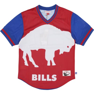 NFL Jumbotron 3.0 Mesh herenjersey met V-hals Bufbil Multi/wit