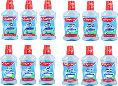 COLGATE MONDWATER TRIPLE ACTION - 12x500ml - Voordeelverpakking