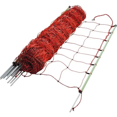 Gallagher Schapennet oranje 90cm x 50m (enkele pen) - Geleidende afrastering voor schapen