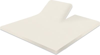 LINNICK Badstof Velours Splittopper Hoeslaken - Hoeslaken 160x200cm - ivory