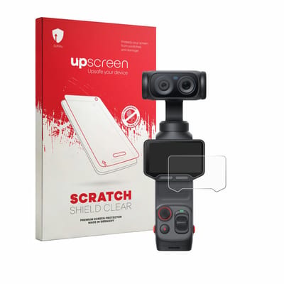 upscreen - Screenprotector voor Insta360 Luna Ultra - Folie Beschermfolie transparant