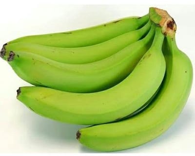 Verse Groene Bakbananen (Plantains) om te Koken 1 kg | Exotisch Fruit & Groenten uit Ghana | Geschikt voor Hartige Gerechten met Kajal Sticker
