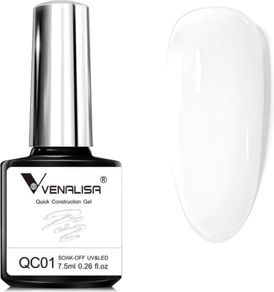 Venalisa BIAB Wit - 7.5 ml - Witte BIAB - Builder Gel - BIAB Nagellak - Builder in a Bottle - BIAB Nagel Builder - BIAB Kleuren - Venalisa BIAB