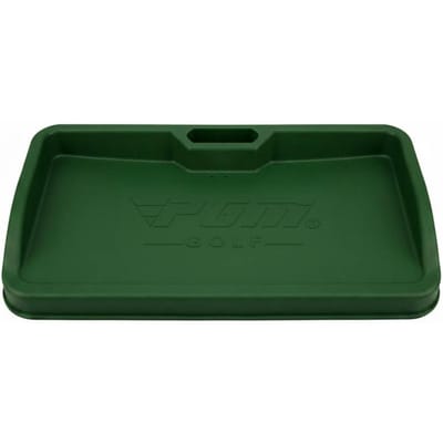 Golf Tee Box Grote Capaciteit Golfbalbak Oefengereedschap Afwateringsgaten Sportuitrusting Antislip Basis Voor Golfers Driving Range gray
