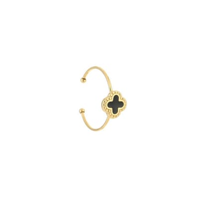 Bijoutheek Ring (Sieraad) Ring Klaver goud One Size