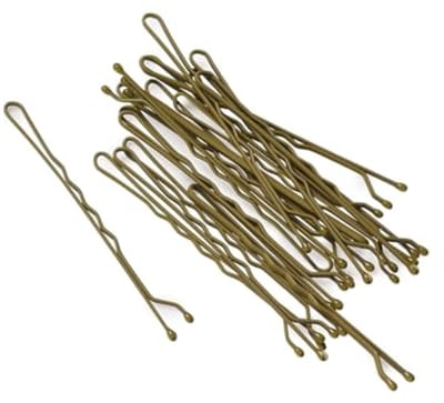 Kleurloze haarclips met drievoudige contourgolf - 6,4 cm - 18 stuks