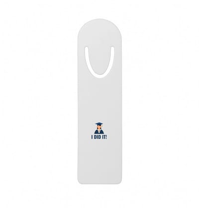 Hacebo® - I did it! metalen boekenlegger - Geslaagd - iemand die is geslaagd - gelukt - gefeliciteerd - examen - school - diploma gehaald - cadeau - kado - geschenk - gift Bladwijzer boekenleggers - 12.7 cm x 3.2cm