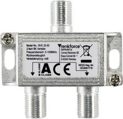 Renkforce Kabel-TV verdeler 2-voudig 5 - 1006 MHz