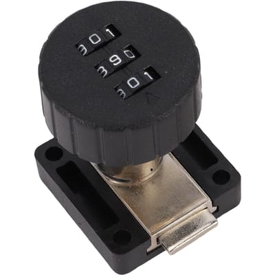 Combinatiekast Cam Lock 3 Cijfers Wachtwoord Coded Ladevergrendeling voor Kast Kledingkast Archiefkast Bureau Zwart black