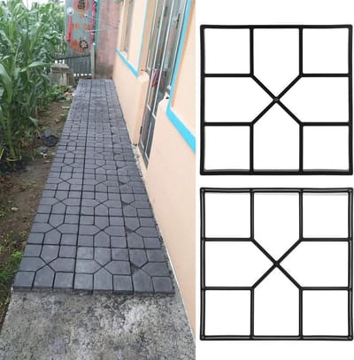 Tuintegels voor Buiten, 40x40 cm, Beton Malen, DIY Tuinprojecten, Tuin Decoratie