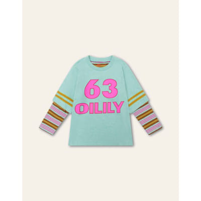 Oilily Tjeer T-Shirt- maat110/5yr Creme de Menthe
