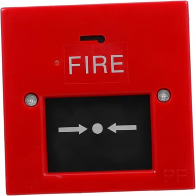 Veiligheidsknop Brandalarm - Noodknop Glasbreuk - Snelle Alarm Activering - Eenvoudige Bediening - 9x8.5x5cm - Multi