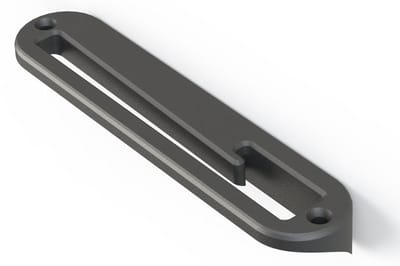 Koppeling Hendel Gids - Aftakas Gids - Trekker Onderhoud - Vezelversterkt Materiaal - 19.6 x 10.4 x 2.9 cm - Zwart