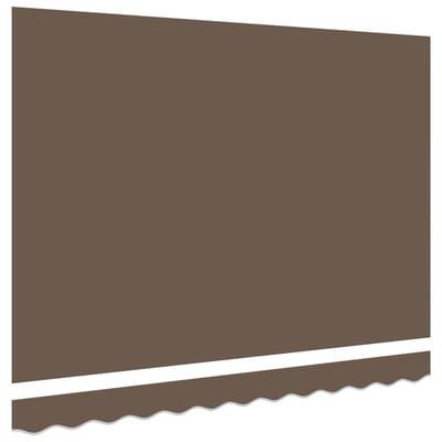 vidaXL - Vervangingsdoek - zonnescherm - voor - 4,5 - x - 3,5 - m - Taupe - Polyester