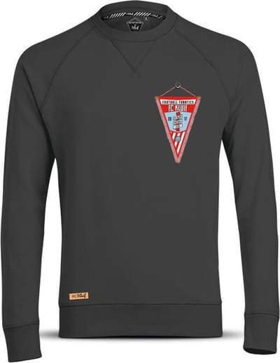 FC Kluif Vaantje sweater Anthraciet - Maat S / Small - Heren lifestyle trui - Voetbal sweater