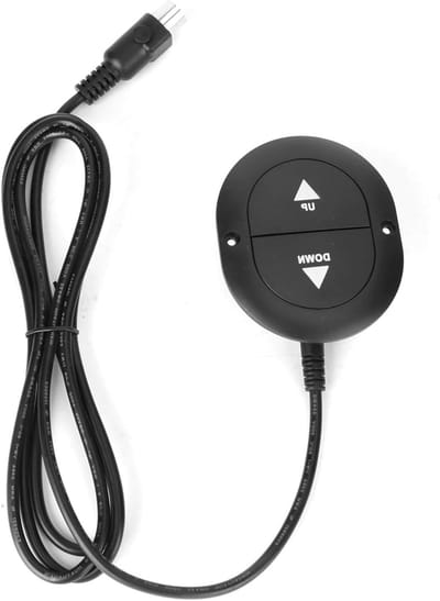Liftstoel Afstandsbediening Handcontroller, Elektrische Schakelaar met 2 Knoppen voor Power Fauteuil en Comfortabele Bank, Huishoudelijk Gebruik