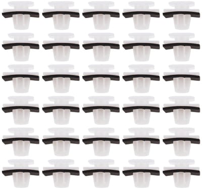 Allecto - Onderste Deur Montage Side Skirts Trim Clips - 30 Stuks - Duurzaam en Betrouwbaar - 14,5 x 11,5 mm - Geschikt voor Honda CR-V - Model 75