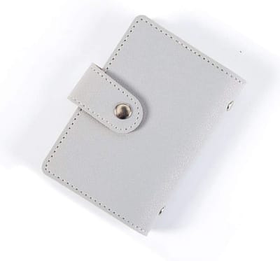 Kaarthouder - Creditcard Portemonnee - Kaarten Organiseren - 24 Kaartsleuven - 75 x 11 cm - Grijs