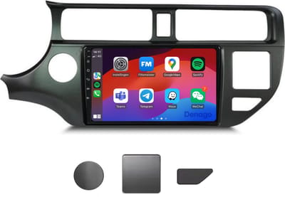 CarPlay autoradio geschikt voor Kia Rio (2011 t/m 2014) | 9 inch | Android 13 | Draadloos Apple CarPlay & Android Auto | 2GB + 32GB | QuadCore processor | Denago DNG-A160 | 2025 model | 2011 2012 2013 2014 | Bluetooth & Wifi