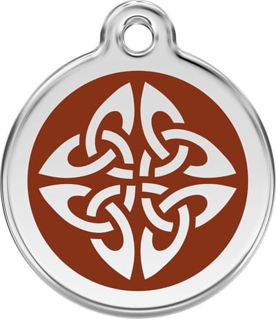 Red Dingo Hondenpenning 20 mm tribal bruin