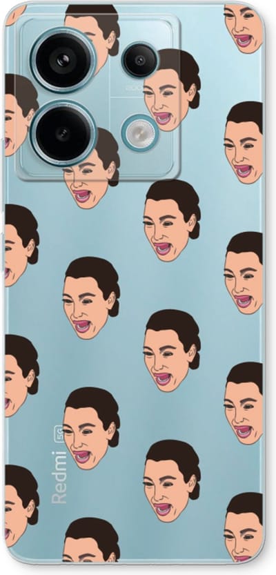Case Company® - Hoesje geschikt voor Xiaomi Poco X6 hoesje - Ugly Cry Call - Soft Cover Telefoonhoesje - Bescherming aan alle Kanten en Schermrand