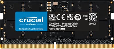 Crucial CT16G56C46S5 - Laptopgeheugen - 16GB - DDR5 - SODIMM- 5600MHz - 1 x 16 GB