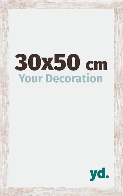 Your Decoration - Fotolijst 30x50 cm - MDF - White Wash - Catania