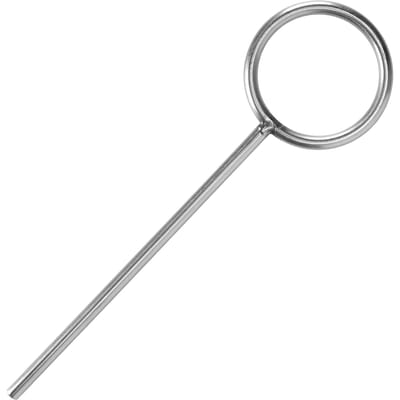 Anneau de support de laboratoire en acier inoxydable robuste résistant à la corrosion Expérience de laboratoire 100 mm 60mm gray