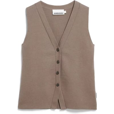 Damesgilet Armedangels En Maille Compact À Boutons