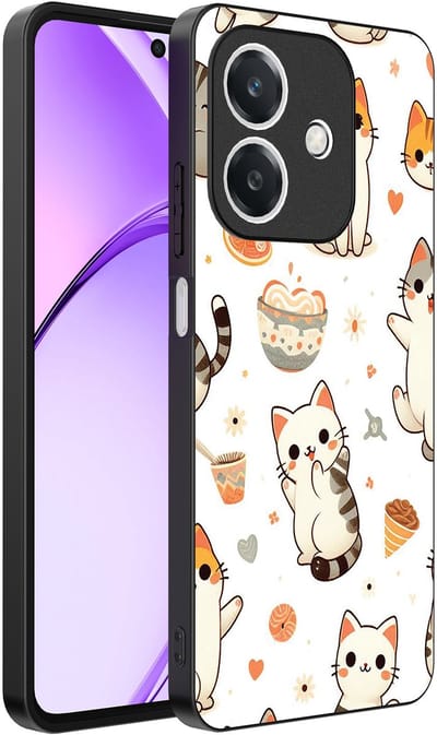 Smartphonica Telefoonhoesje Geschikt voor Oppo A3 - A3X met katten opdruk - TPU backcover case cat design geschikt voor Oppo A3;Oppo A3X