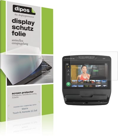 dipos – 2x Matte Beschermfolie geschikt voor Matrix Touch XL Konsole 22 Inch | Krasbestendige & antireflecterende Screenprotector Ultra-Thin