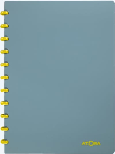Atoma Terra schrift - A4 - 144 bladzijden - Gelijnd - Geassorteerde kleuren - 10 stuks
