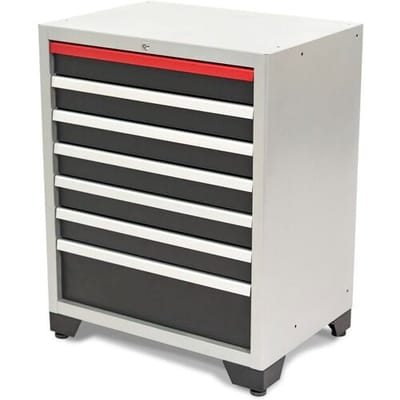HBM Professionele Gereedschapskast 7 Laden, Zwart, 71x51x90 cm, 30 kg Draagvermogen