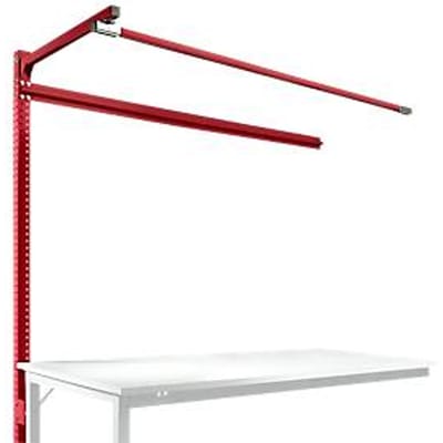 Opbouwframe met giek, Aanbouwtafel SPECIAAL werktafel-/werkbank UNIVERSAL/PROFI, 1750 mm, robijnrood
