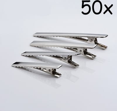 BukkitBow – Haarclips / Haarspelden – Haarklem Speldjes voor haar Styling - Alligator Haar Klemmen – Set van 50 Stuks