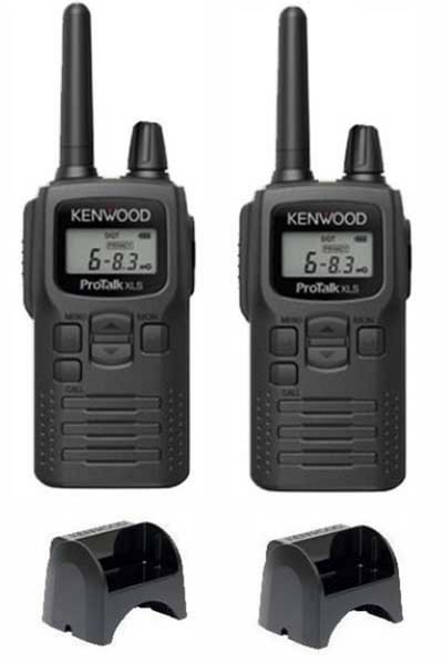 Set van 2 Kenwood PKT-300 ProTalk XLS IP52 PMR446 mini portofoons