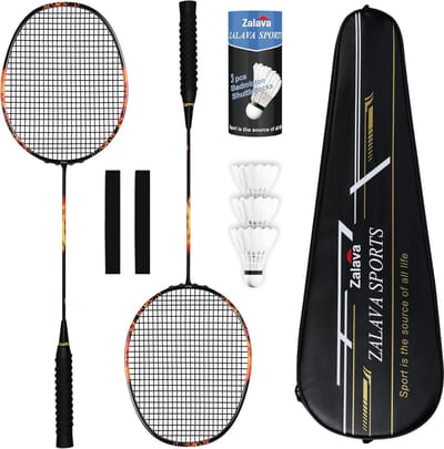Complete Badmintonset met Rackets, Net en Ballen voor 2 Spelers