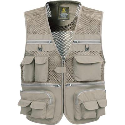 2019 Visjack Visvest Mesh Vest Multifunctioneel Outdoor Fotografie Outdoor Vissen Schouder Multi Pocket Vest XL