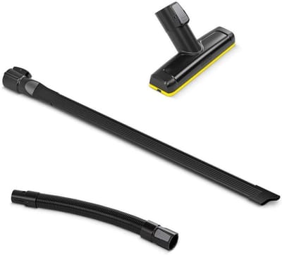 Stofzuiger Accessoireset - Reinigingsset Auto - Auto Interieur Reinigen - Flexibel Spleetmondstuk - 1 Gram - Zwart
