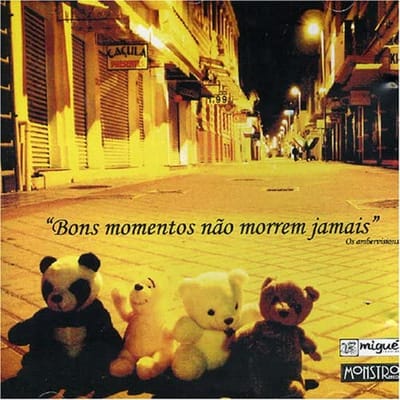 CD OS AMBERVISIONS - Bons Momentos Nao Morrem Jamai MONSTRO044 Monstro Discos, 2004 Brazilië ObiRock Gebruikt brown