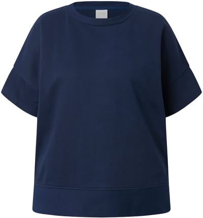 Ulla Popken - Dames - Sweatshirt - Marine - Maat 42+