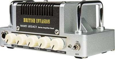Hotone Nano Legacy British Invasion Head - Transistorversterker top voor elektrische gitaar
