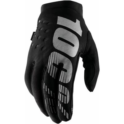 100percent Brisker Off-road Handschoenen Zwart M Jongen